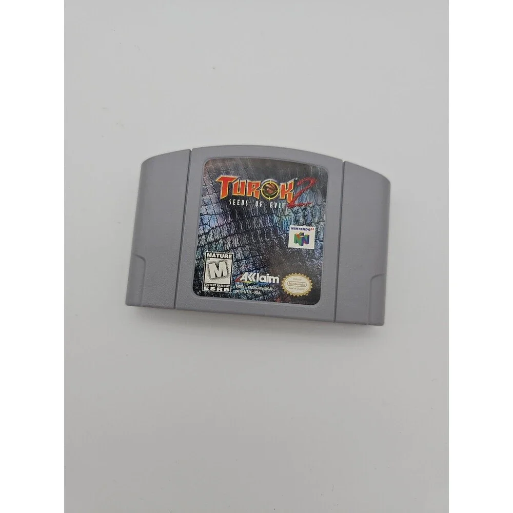 Turok 2 Seeds of Evil w/ Manual N64    1